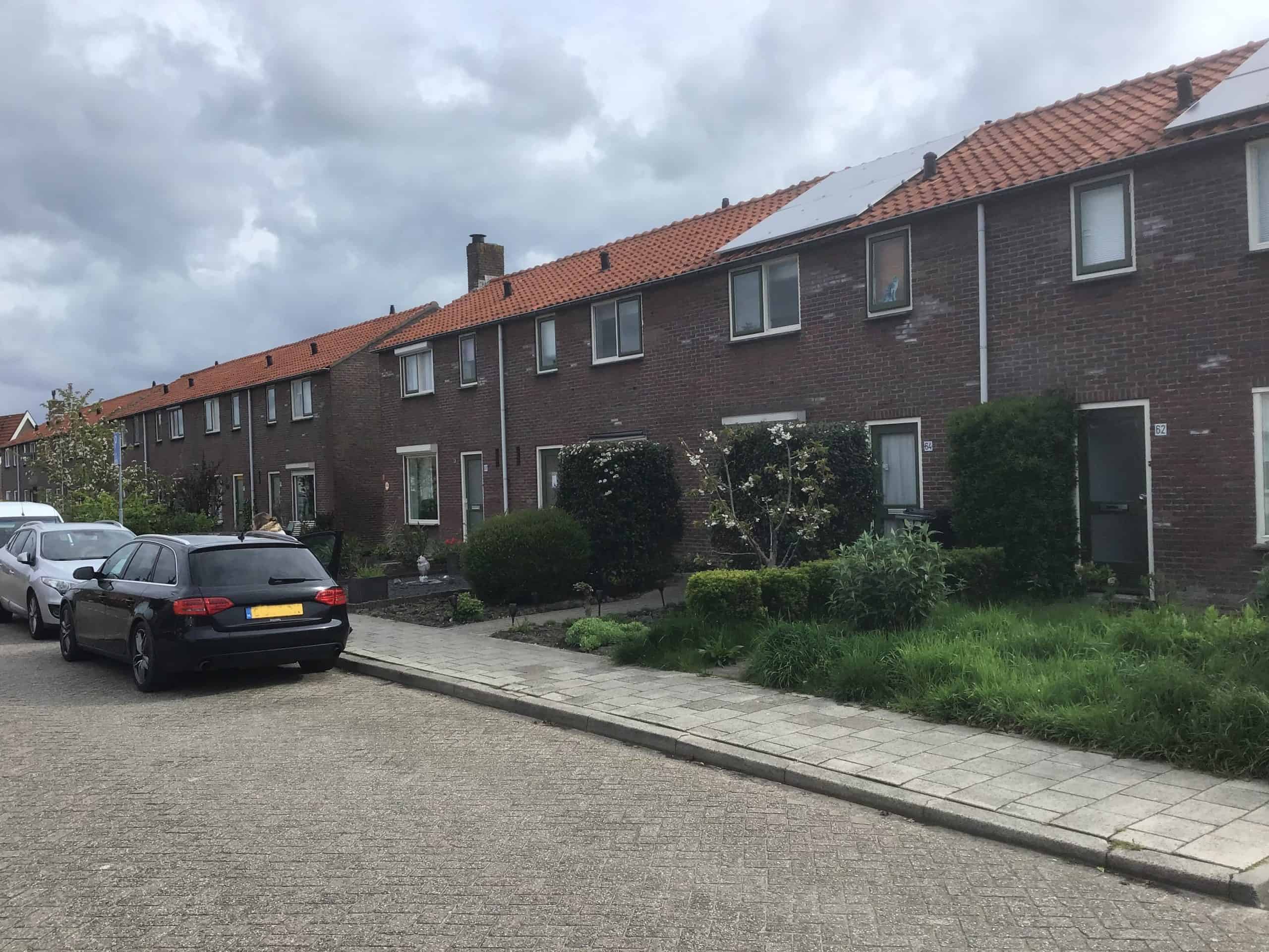 Verduurzaming woningen in de Bou Kooijmanstraat in Oud-Vossemeer