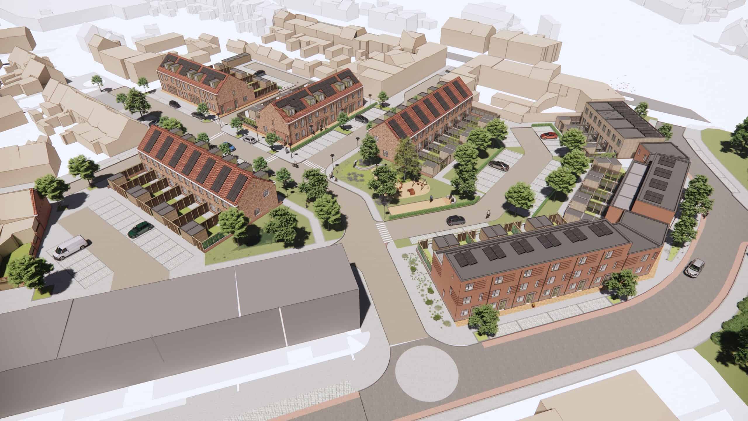 Oranje Buren Vogelvlucht