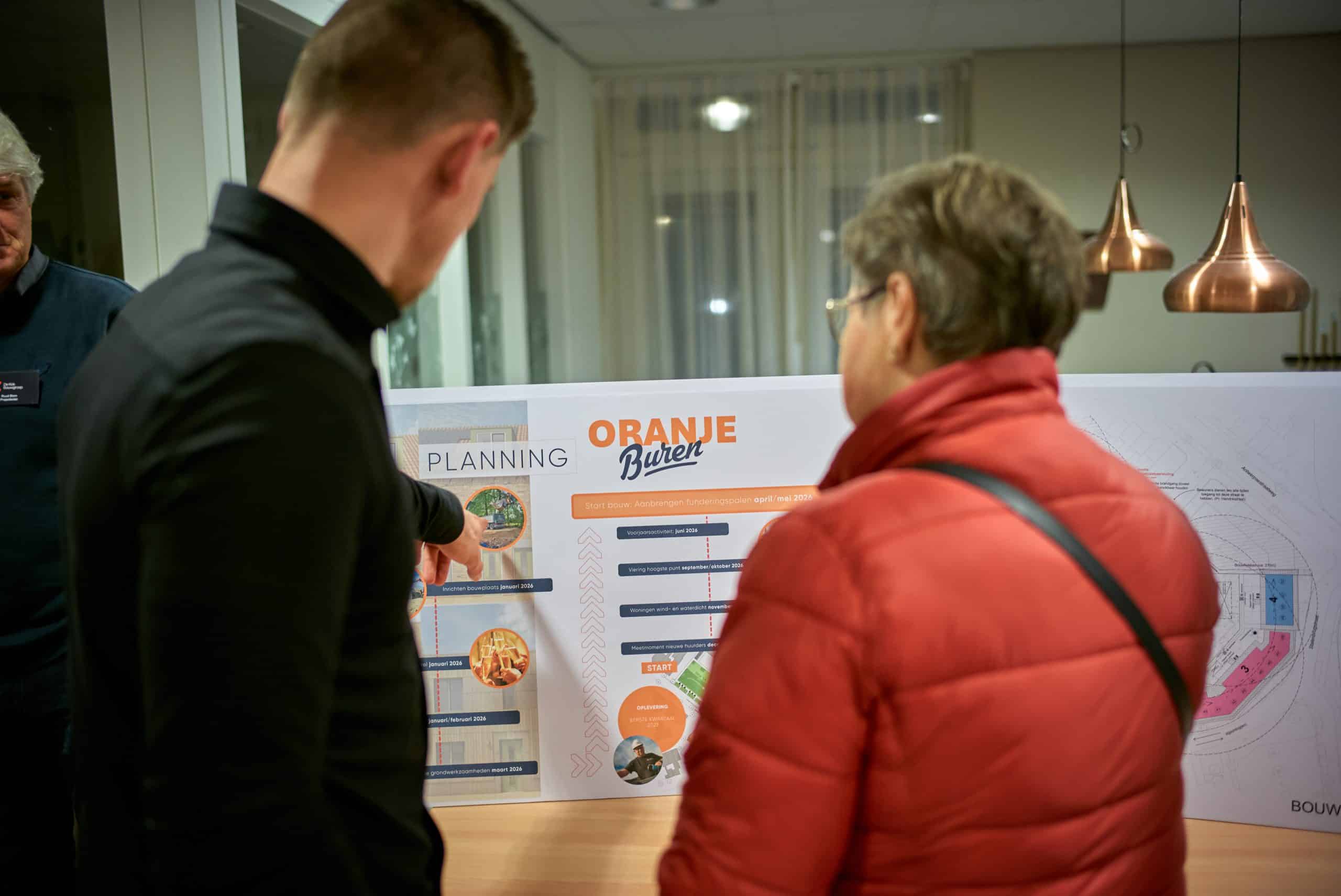 Oranje Buren brengt extra kleur in Fort-Zeekant