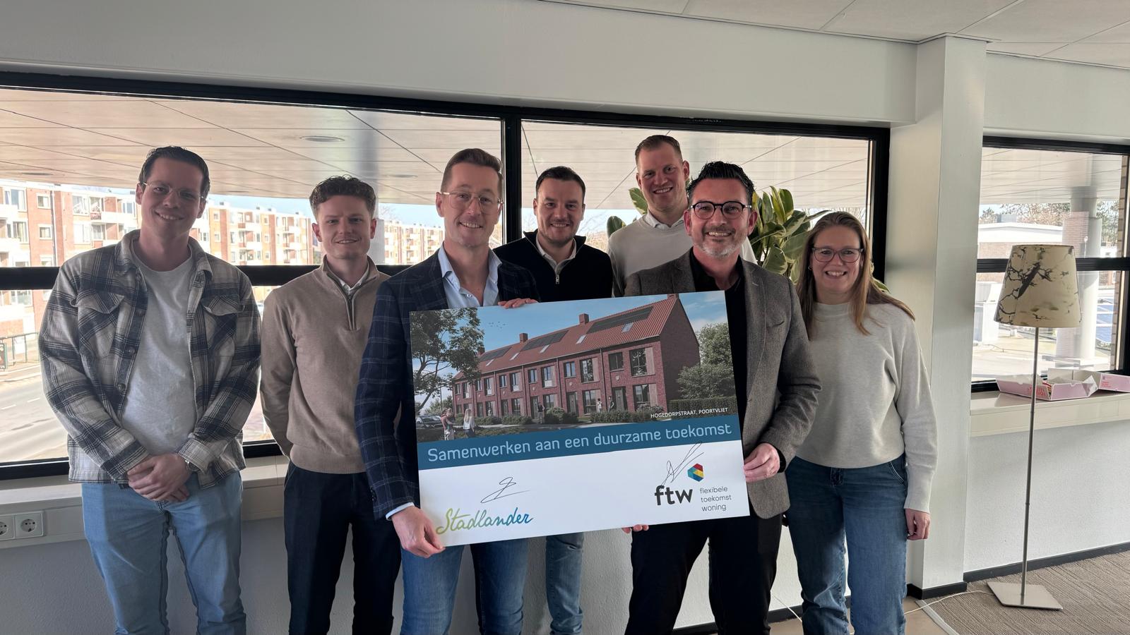 Stadlander en FTW bouwen aan duurzaam wonen in Poortvliet